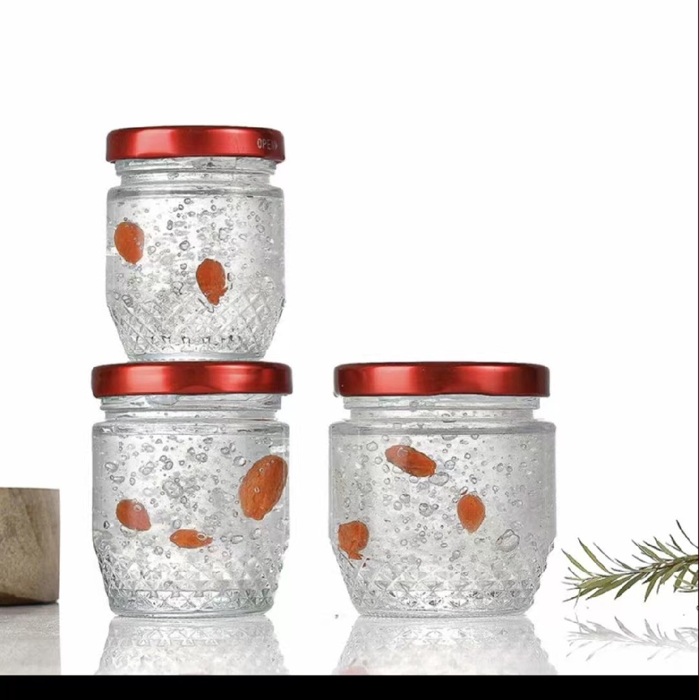 醬菜；果醬；花膠；鮮燉燕窩玻璃瓶